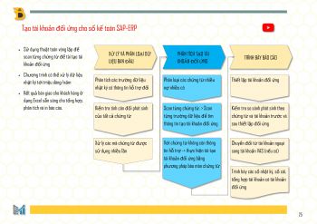 Ứng dụng tạo tài khoản đối ứng cho sổ kế toán SAP-ERP